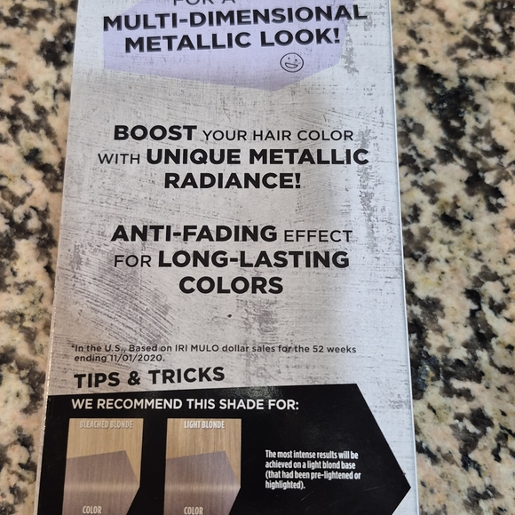 Metallic Silver Hair Color - Picture 2 of 2